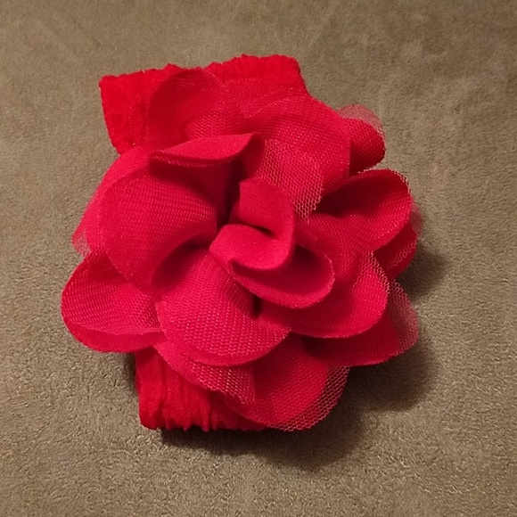 Other - Red flower infant headband